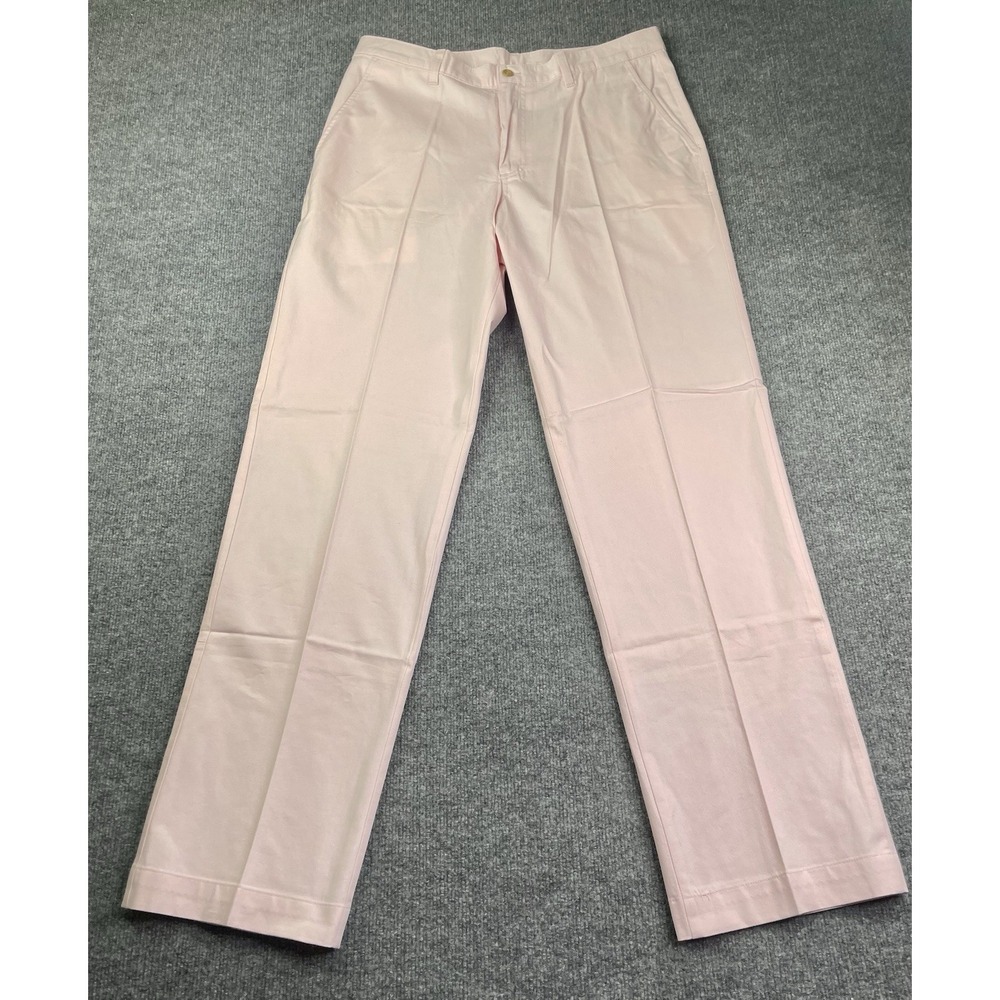 Bills Khakis Parker Pant Mens‎ 34x34 Pink Standard Fit Cotton Chinos Made in USA